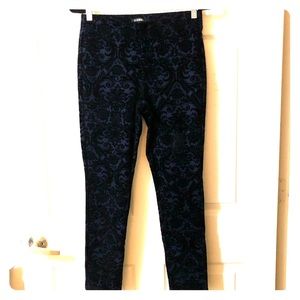 Roz & Ali Velvet Leggings SIZE: MEDIUM PETITE